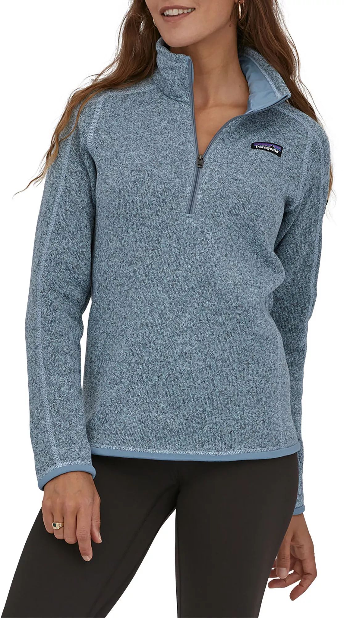 Patagonia Women's Better Sweater 1/4 Zip Pullover, Medium, Steam Blue | Dick's Sporting Goods