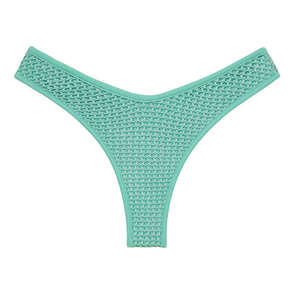 Turquoise Crochet Lulu Bikini Bottom | Montce