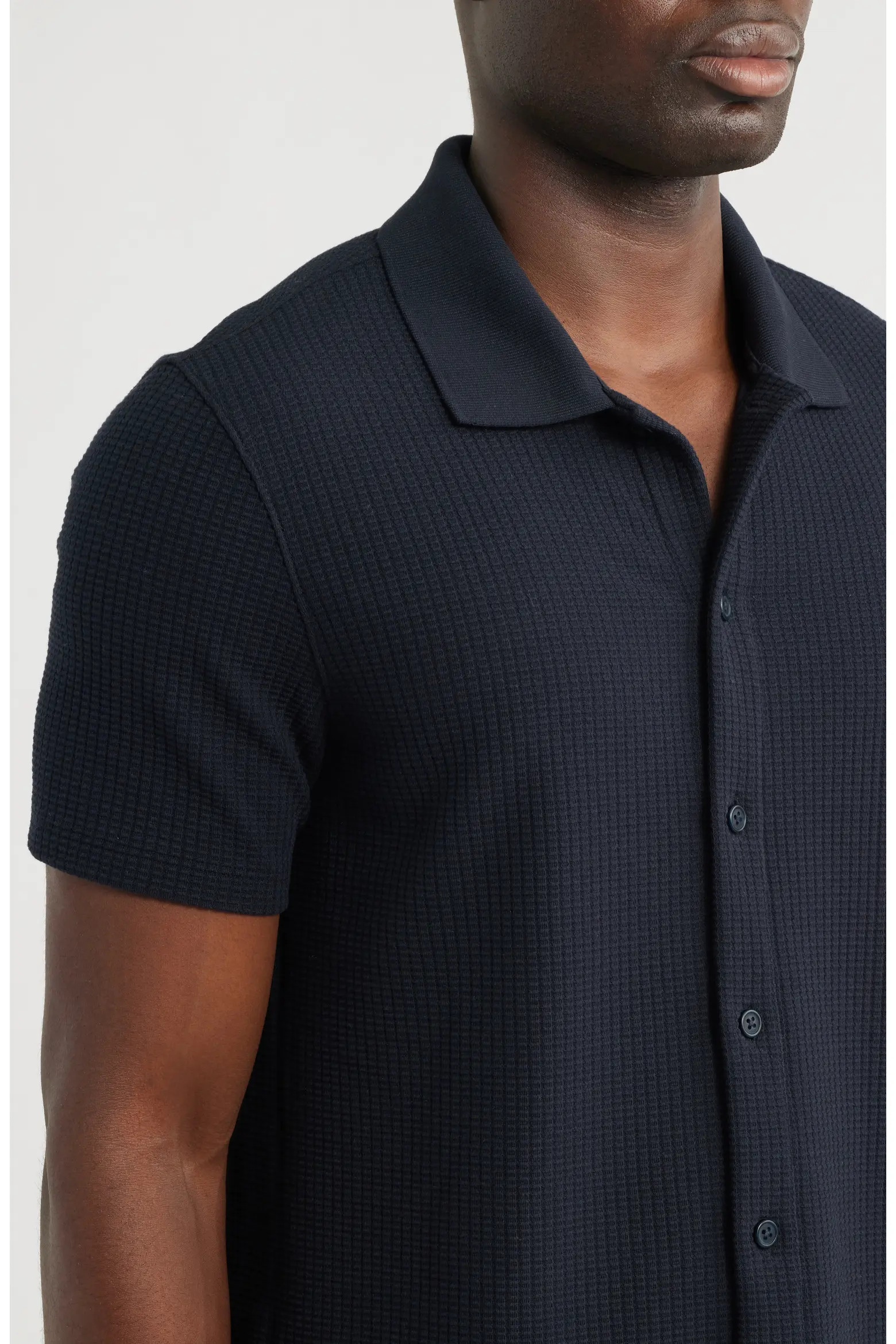 Grid Waffle Knit Button-Up Shirt (Men) | Nordstrom | Nordstrom