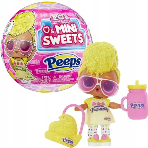 L.O.L. Surprise! LOL Surprise Loves Mini Sweets Peeps - Tough Chick with Collectible Doll, 7 Surprises, Spring Theme, Peeps Limited Edition Doll- Great Gift for Girls Age 4+ | Amazon (US)