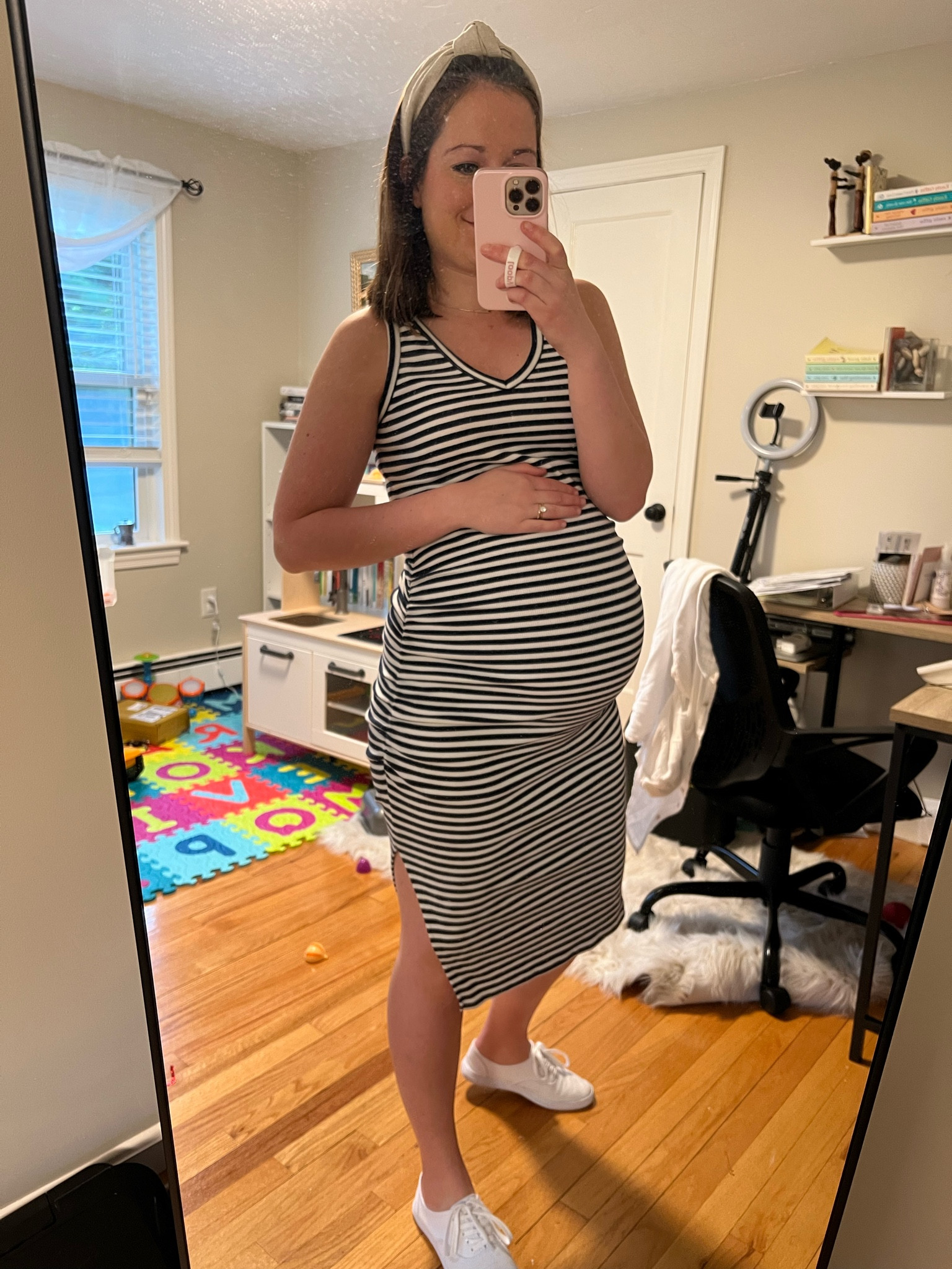 $15 keds and $20 dress that flatters all body types 

Sizing- stay tts in dress. I sized up 1 to a s
Shoes- stay tts if you want to wear with socks 

#LTKunder50 #LTKbump #LTKshoecrush