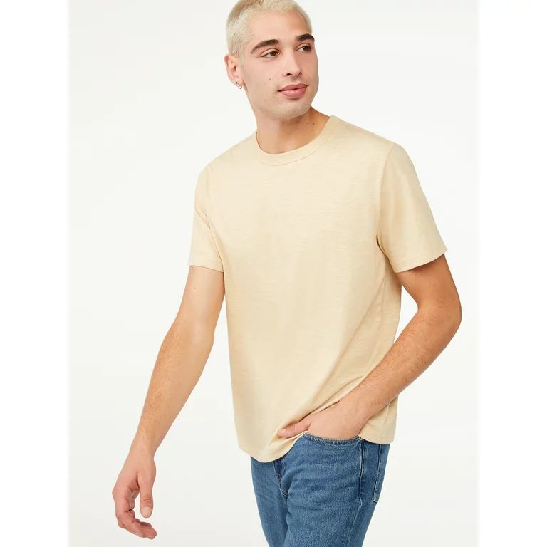 Free Assembly Men's Vintage Inspired Everyday T-Shirt | Walmart (US)