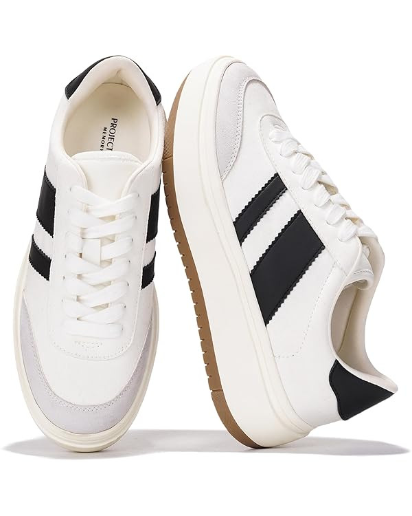 Project Cloud Platform Sneakers for Women - Lightweight Memory Foam Insole Womens Sneakers - Non-... | Amazon (US)