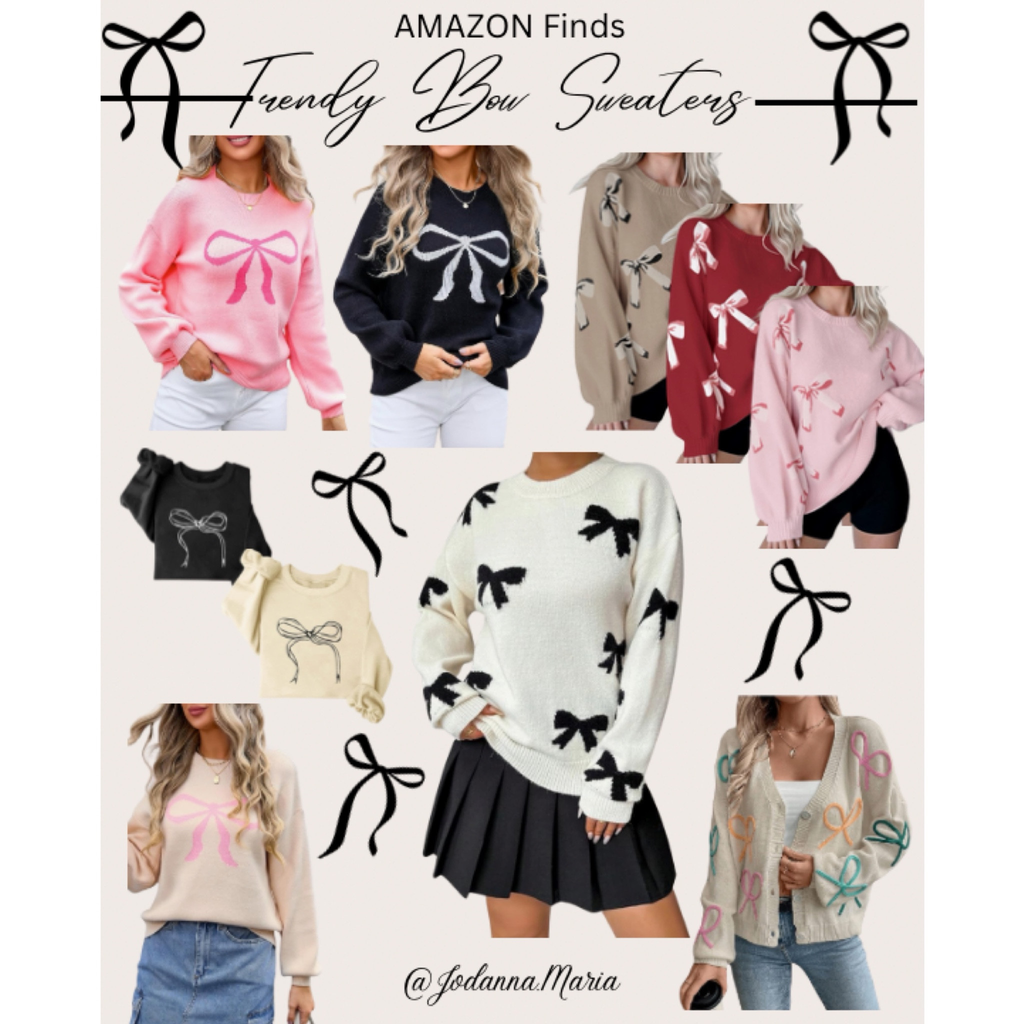 🎀 Trendy Bow Sweaters!! 🎀

Tags: bows, sweater, amazon find, fashion

#LTKFindsUnder50 #LTKWorkwear #LTKStyleTip