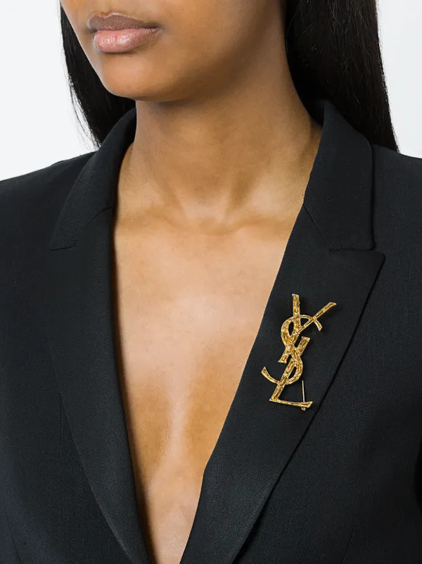 Saint Laurent 'Opyum' Brosche - Farfetch | Farfetch Global