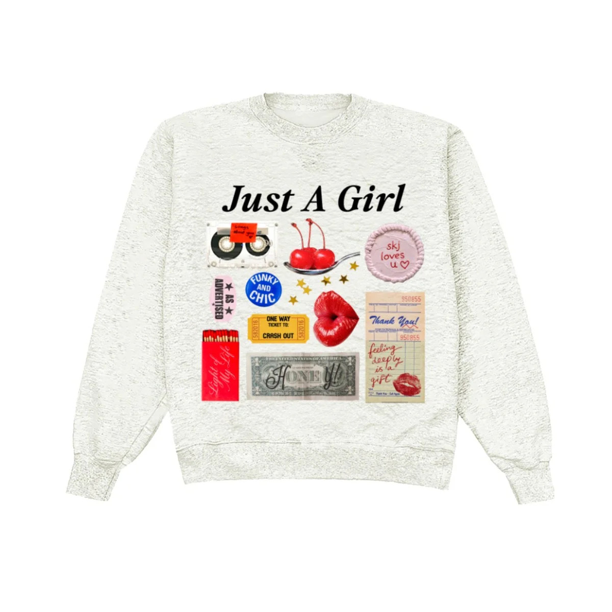 Just A Girl Crewneck | Shop Kristin Jones