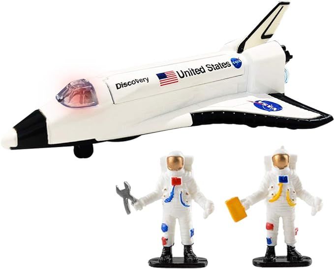 ArtCreativity Space Shuttle Toy Set with 2 Astronaut Figurines, Cool Space Toys for Kids, Die Cas... | Amazon (US)