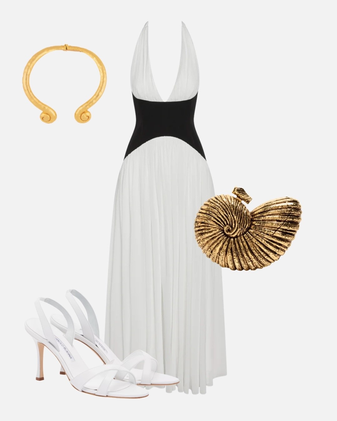 SUMMER VACATION OUTFIT. Dress is LEAU but linked similar