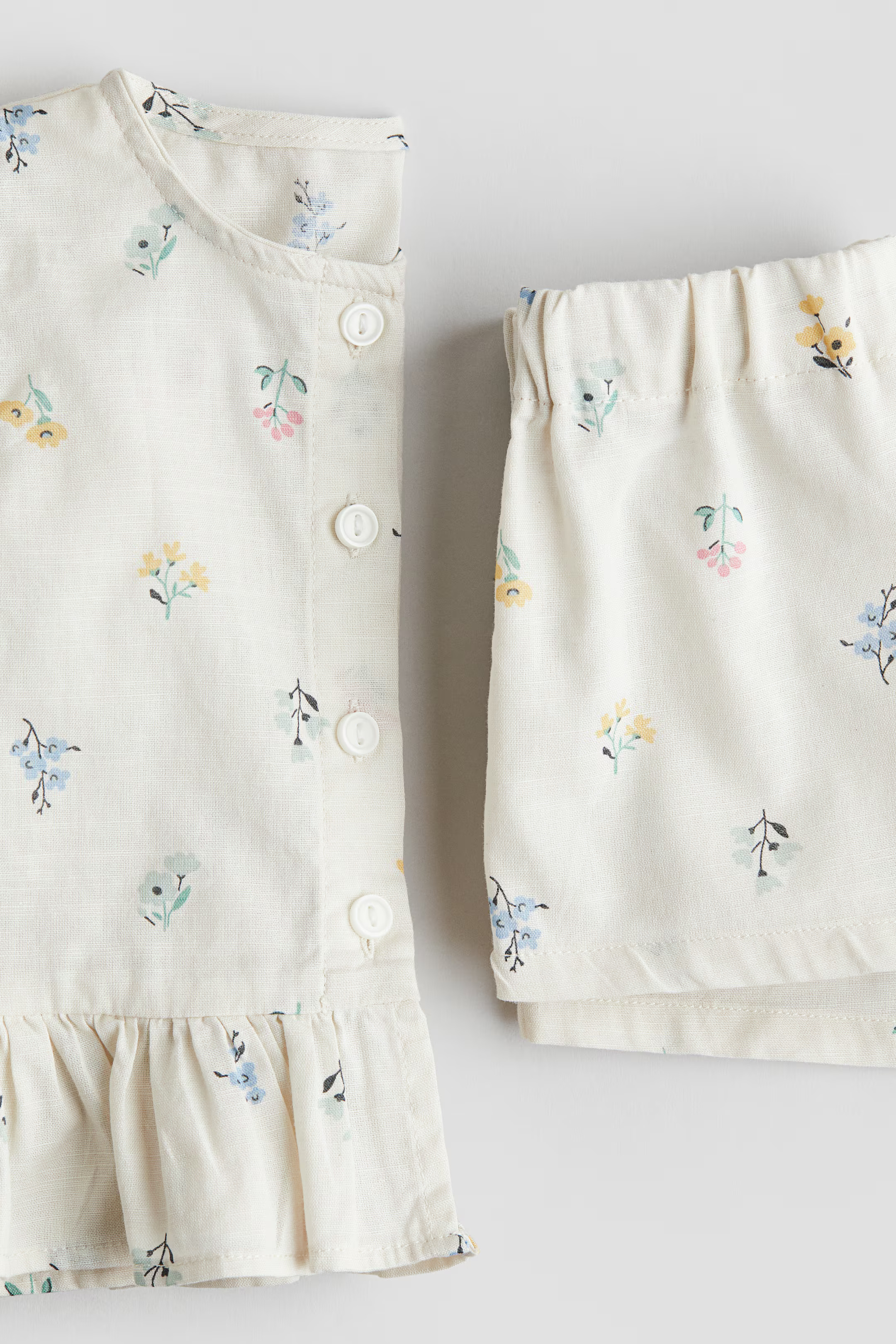 2-Piece Blouse and Shorts Set | H&M (US + CA)