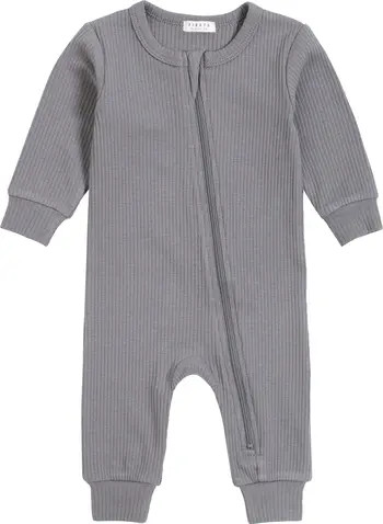 FIRSTS by Petit Lem Caviar Zip Romper | Nordstrom | Nordstrom
