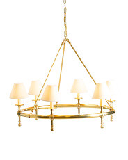 28x38.5 Classic Ring Hand Rubbed Finish Chandelier | Marshalls
