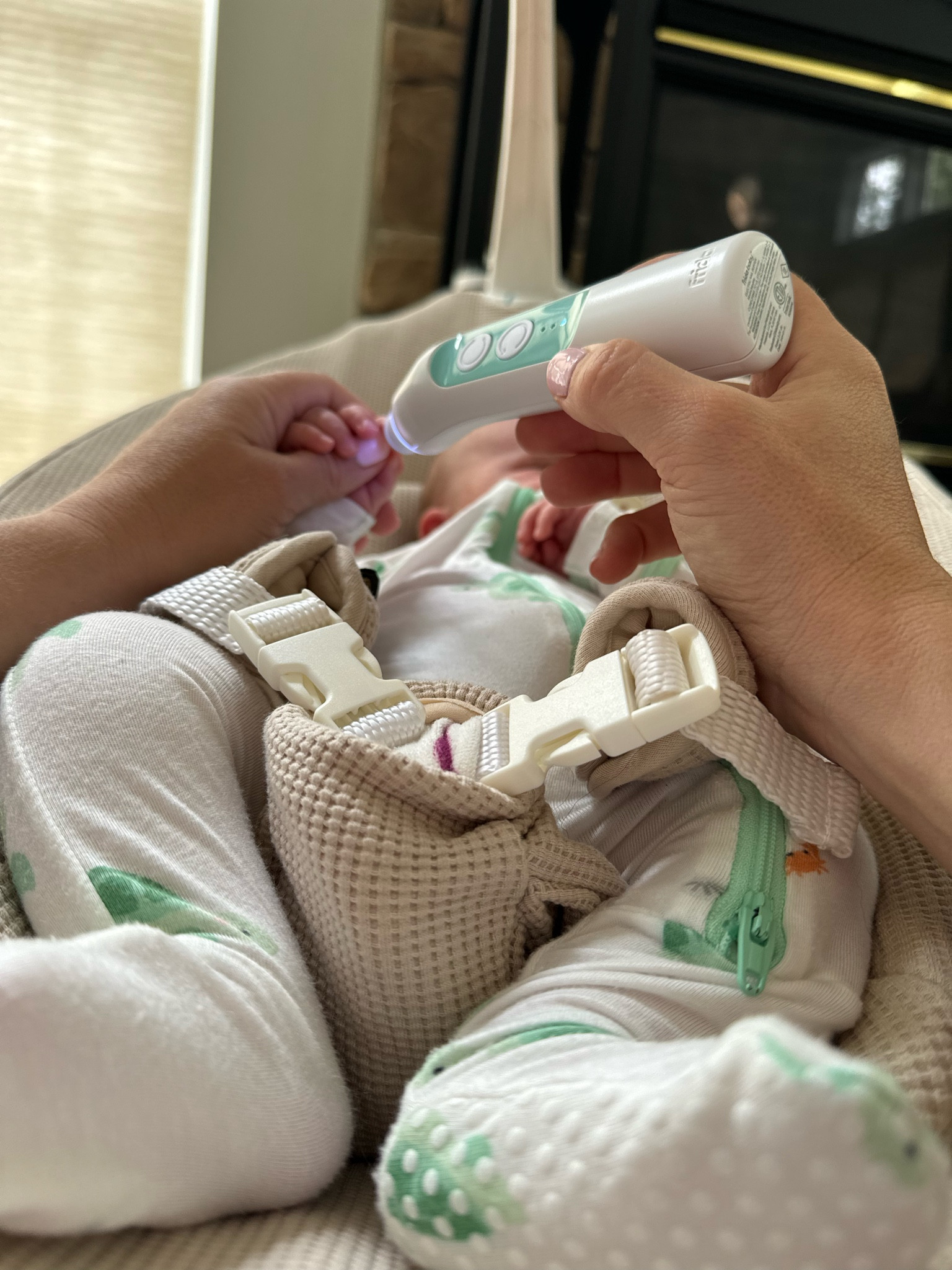 One baby item I have used almost every day in the first month of Kensleys life has been this nail buff! She came out with some daggers and would scratch her face up :(. Who knew newborns nails grow so fast! This nail buff is soo gentle and safe, she doesn’t mind it at all. Brings momma peace of mind knowing this won’t hurt her and I can get these scratches under control🙌

#babyregistry #babyprotip #newmom #newbaby #newborncare #expecting 

#LTKBaby #LTKKids #LTKBump