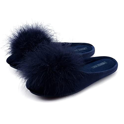 BCTEX COLL Women's Cozy Velvet Memory Foam House Slipper, Ladies Fuzzy Bedroom Slipper Non-slip S... | Amazon (US)