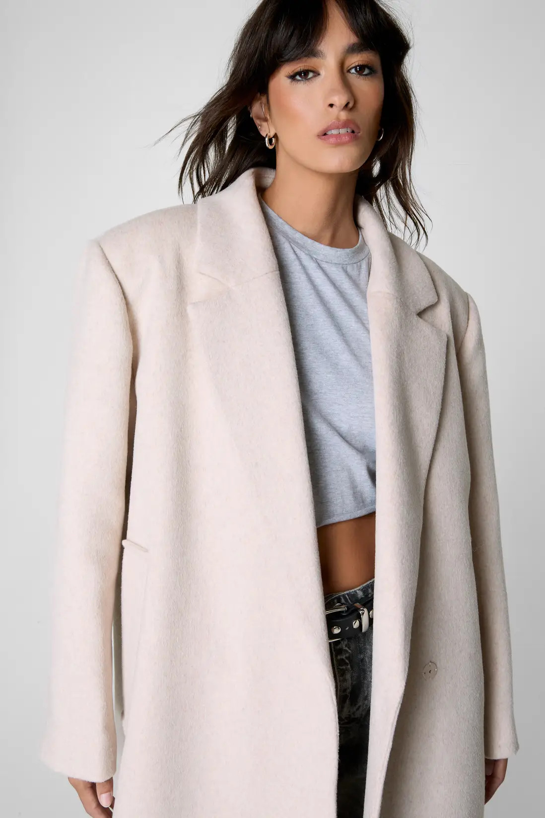 Premium Wool Blend Double Breasted Coat | Nasty Gal US