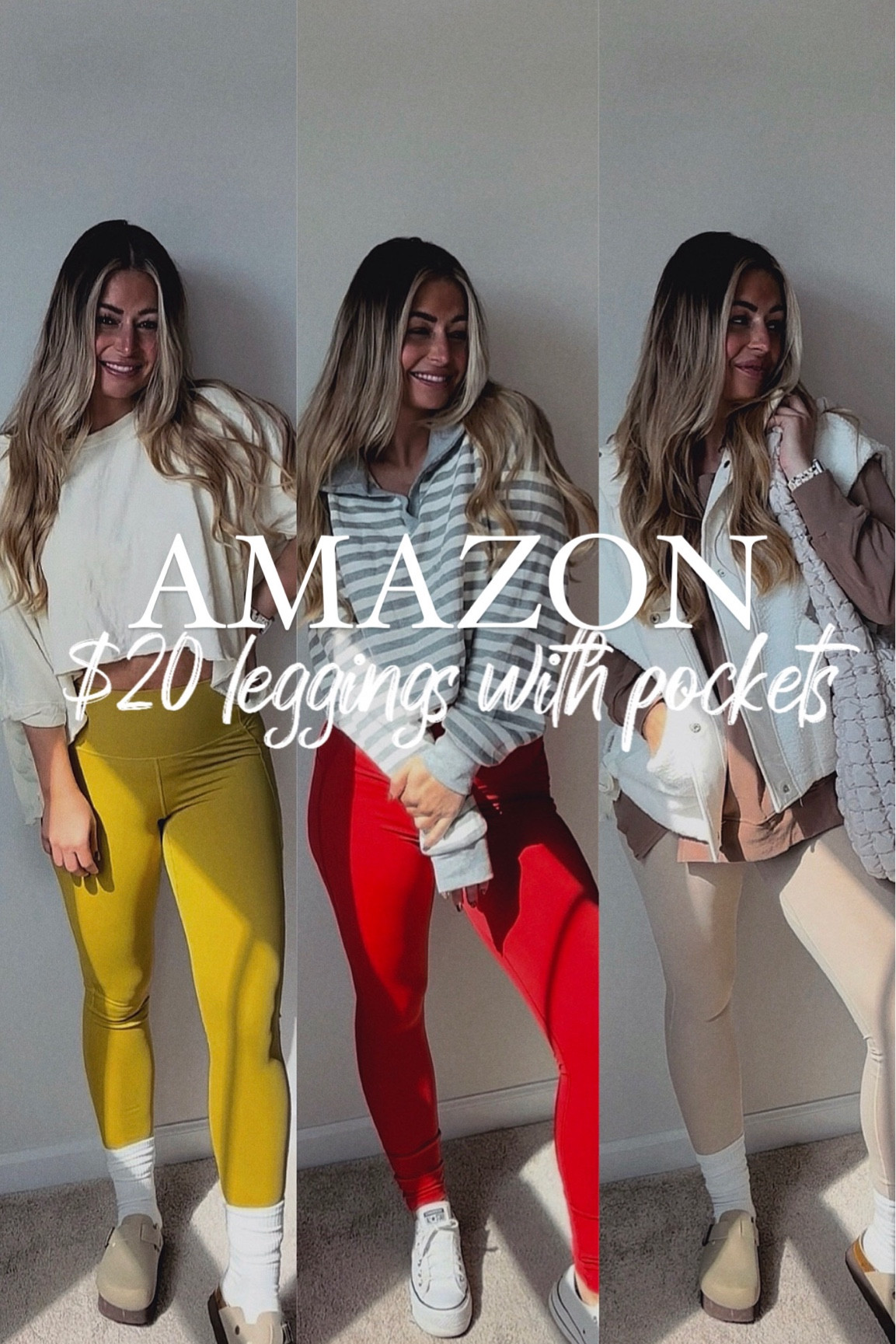 Love these leggings! I am wearing a size medium for reference and I am 5’4 145lbs 5 weeks postpartum 

#LTKFitness #LTKActive