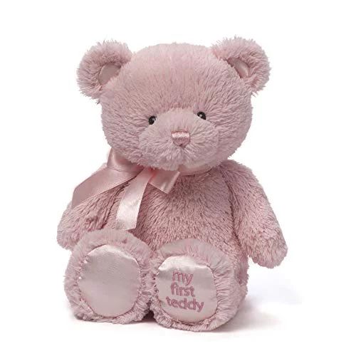 Baby GUND My First Teddy Bear Stuffed Animal Plush Pink 10" - Walmart.com | Walmart (US)