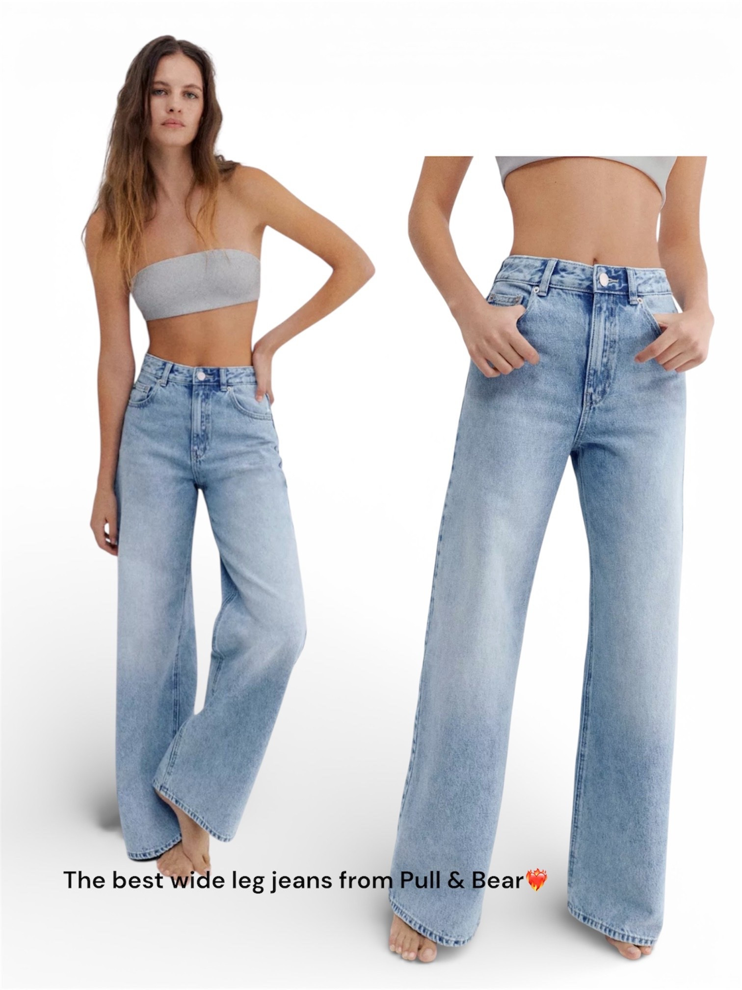 Wide leg jeans from Pull & Bear😍

#LTKuk #LTKspring #LTKFashionMonth