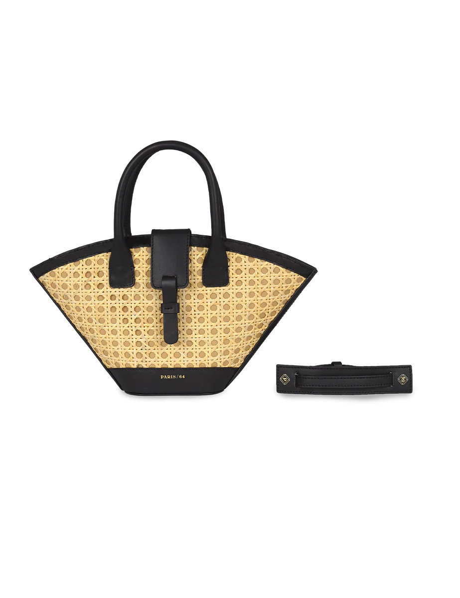 Bolso Mini Lumière Ratán & Black by PARIS/64 | PARIS/64