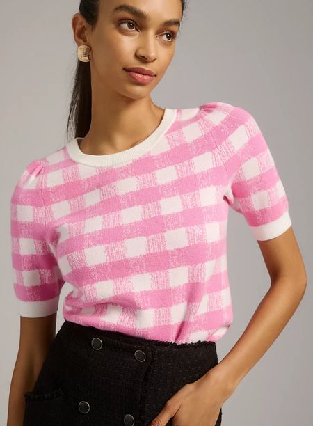Love this pink and white checkered sweater for spring
Perfect for Easter too 


#LTKstyletip #LTKSeasonal #LTKunder100