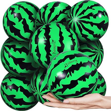 Koogel 8PCS Beach Ball, 6.2 Inches Watermelon Appearance Inflatable Mini Pool Balls for Outdoor S... | Amazon (US)