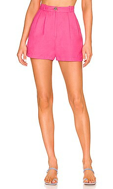 Amanda Uprichard Jane Shorts in Cerise from Revolve.com | Revolve Clothing (Global)