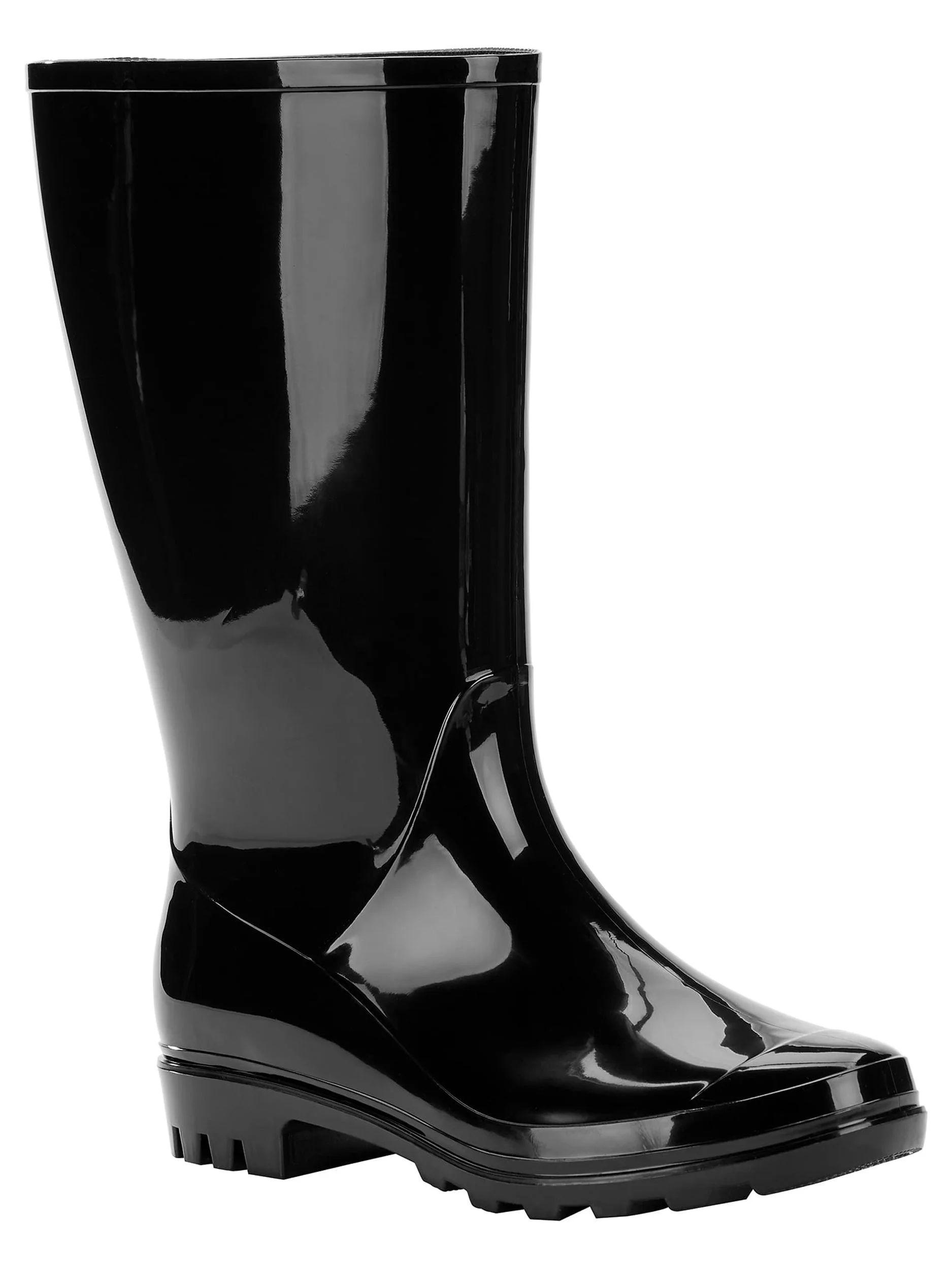 Time and Tru Women's Rain Boot, Wide Width Available | Walmart (US)