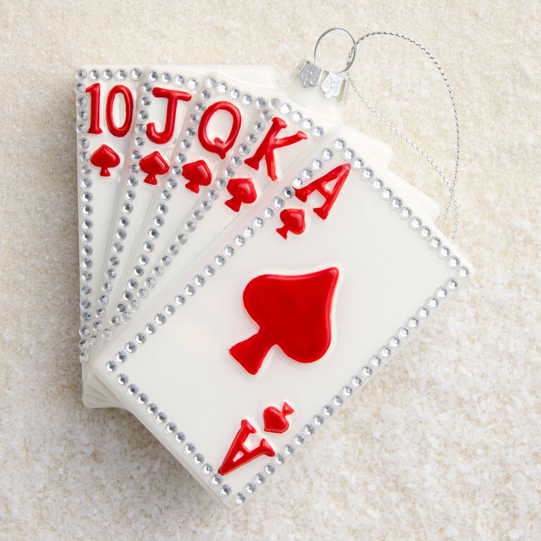 Glass Playing Cards Ornament | World Market
