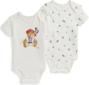 Assorted 2-Pack Cotton Bodysuits | Nordstrom