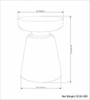 SIMPLIHOME Robbie SOLID MANGO WOOD 16 Inch Wide Round Contemporary Rustic Accent Table in Distres... | Amazon (US)