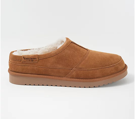 Koolaburra by UGG Men's Suede Slippers - Graisen - QVC.com | QVC