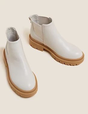 Wide Fit Chunky Chelsea Ankle Boots | M&S Collection | M&S | Marks & Spencer (UK)