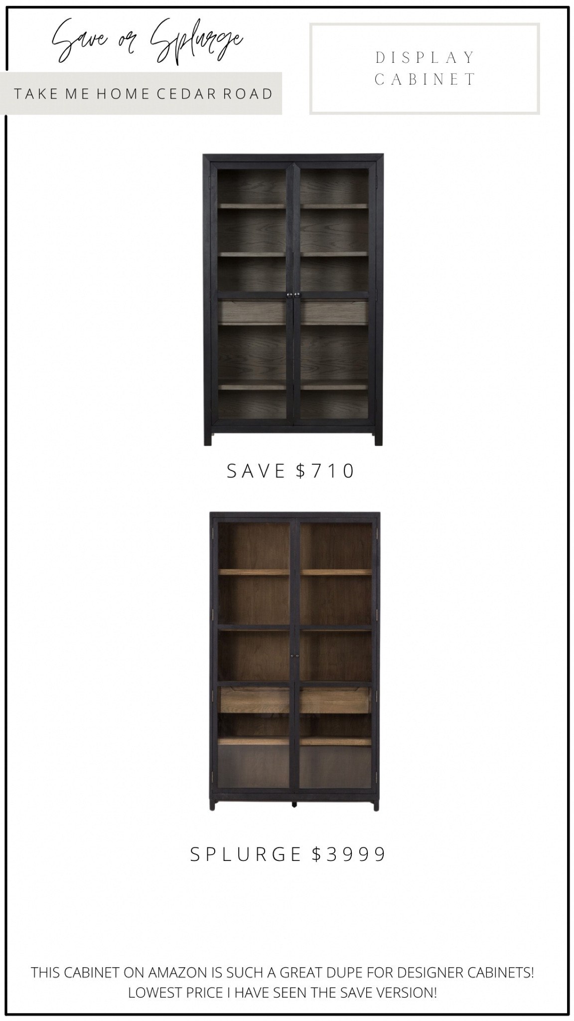 Amazing price on this designer look alike cabinet!!

Cabinet, accent cabinet, display cabinet, living room, entryway, office, dining room, Amazon, Amazon home, Amazon prime, Amazon deals, pottery barn, pottery barn dupe 

#LTKhome #LTKsalealert