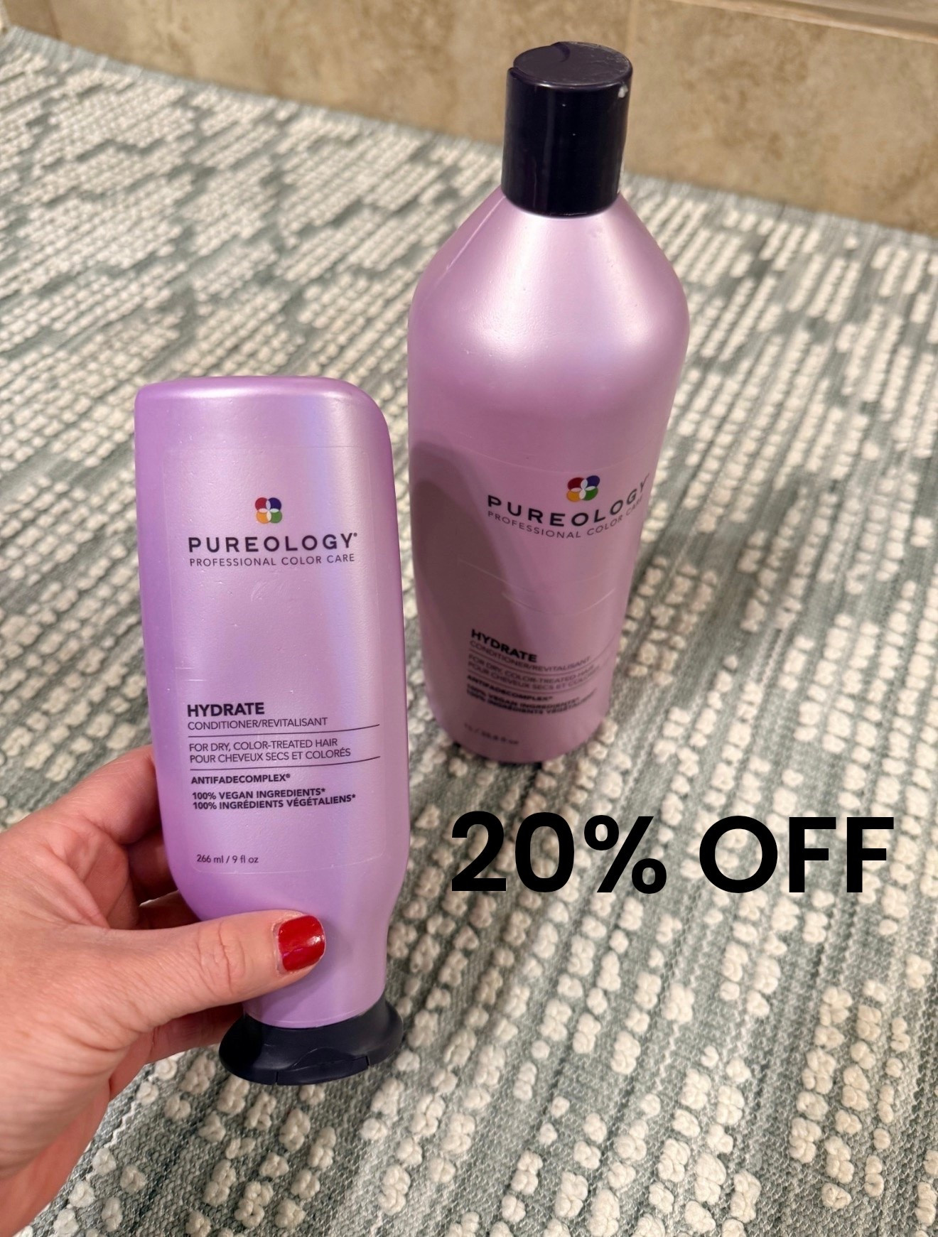 My holy grail shampoo and conditioner is on sale 20% off 🧴🫧 You can feel this conditioner working in the shower. It hydrates my hair like no other!

#LTKBeauty #LTKselfcare