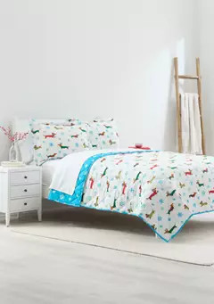 Joyland Snowy Dog Quilt Set | Belk