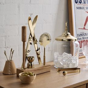 St. Jude Skier Barware Collection | West Elm (US)