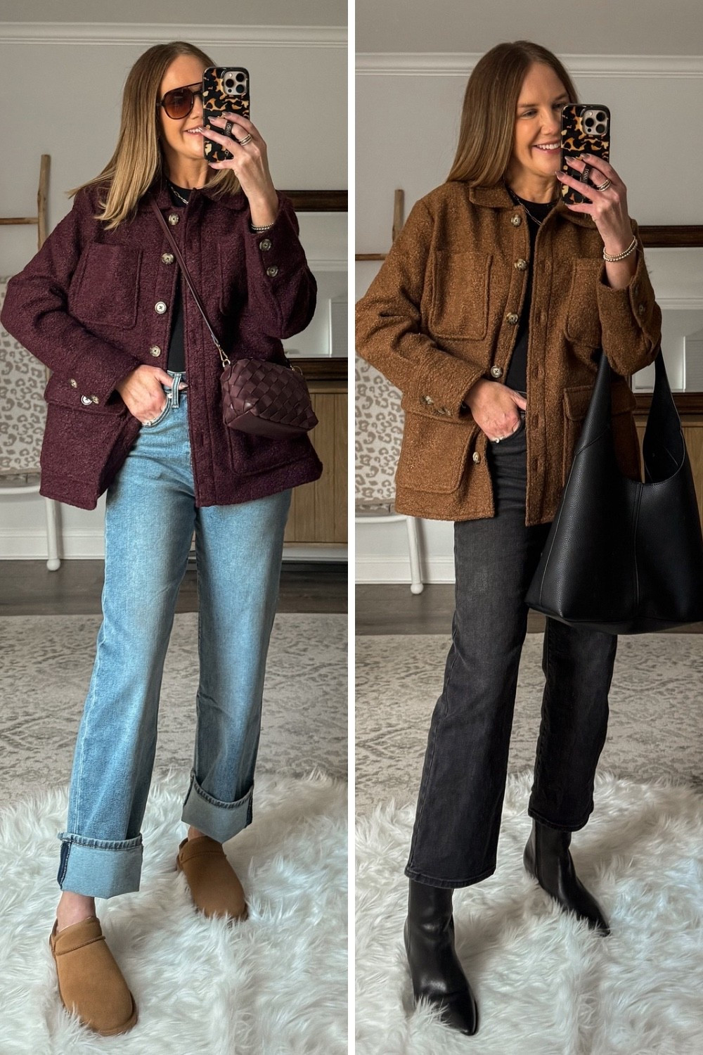 These shackets feel like something you’d find at Madewell! The colors and fabric are rock and beautiful and I’ve been reaching for them more days than not. I really dislike a big bulky coat when I’m just out running errands, in and out of the car, and this is the perfect non-bulky layer. Dress them up or down. 



#LTKootd #LTKGiftGuide #LTKOver40