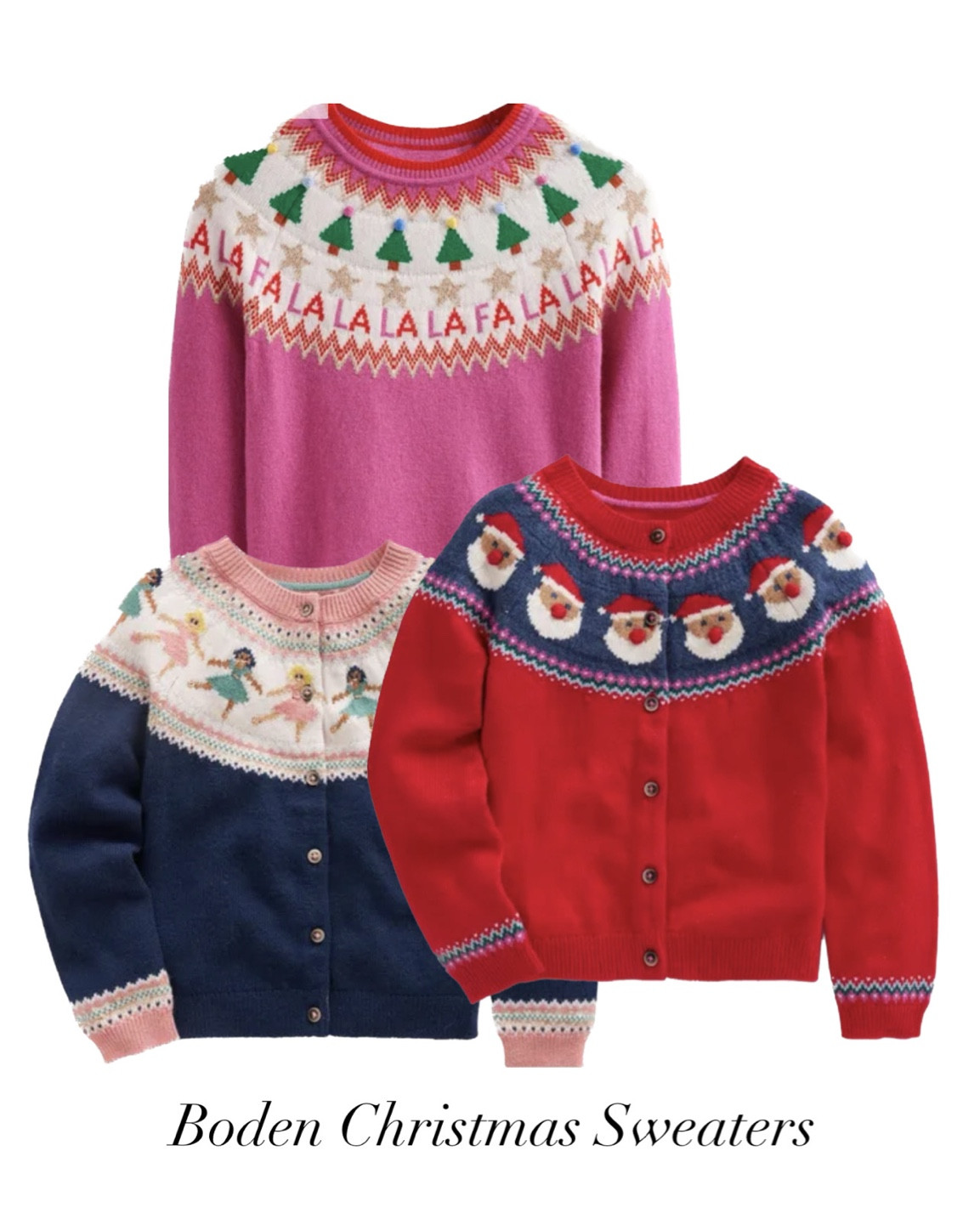 Mini boden fair isle on sale sweater