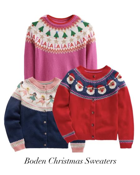 Adorable Fair Isle Christmas Sweaters by Boden and Mini Boden 

#LTKHoliday #LTKSeasonal