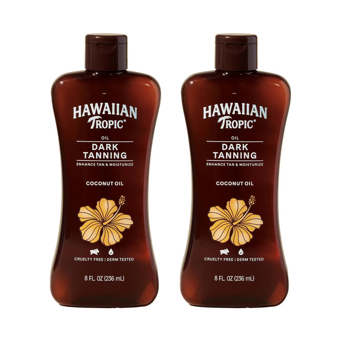 Hawaiian Tropic 2 Pack/8oz Each Dark Tanning Oil | Target