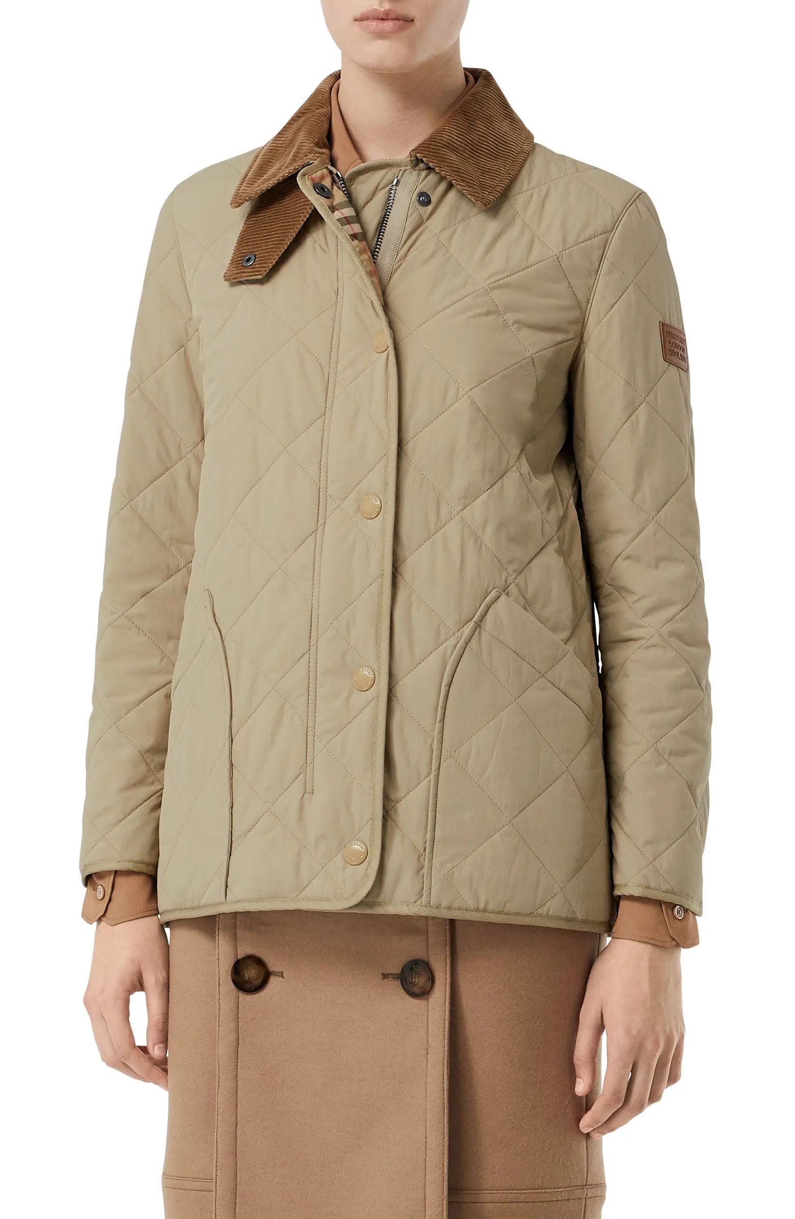 Burberry Cotswold Thermoregulated Quilted Barn Jacket | Nordstrom | Nordstrom