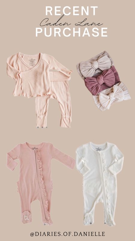 My recent purchases from Caden Lane 💗

Baby girl sleepers, baby girl footie pajamas, baby girl ruffle pajamas, two piece outfits for baby girl, baby girl clothing, Caden Lane, baby girl spring outfits, baby girl summer clothes, baby girl fall clothes, baby girl winter clothes 

#LTKstyletip #LTKfamily #LTKbaby