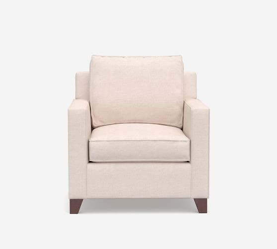 Cameron Square Arm Upholstered Armchair | Pottery Barn (US)