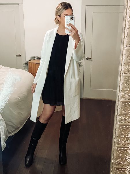 Daily look, sales, white cardigan, black boots, ootd, classic style, mariesuzanneblogs 
Cardigan - I sized down to an xs (usually s-m)
Boots - true to size 

#LTKSeasonal #LTKsalealert #LTKstyletip