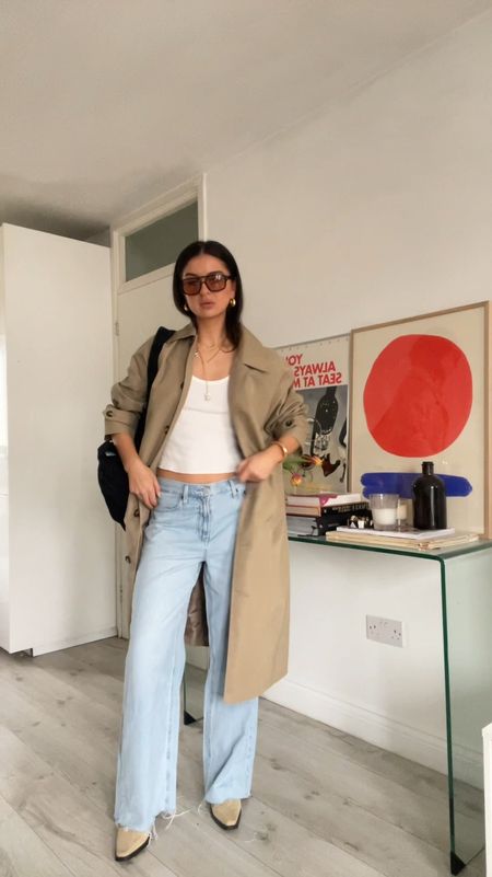 23/30 days of spring outfit ideas 

Trench coat, blue jeans, vest top, simple outfit, easy outfits, cowboy boots, trench outfit 

#LTKstyletip #LTKworkwear #LTKeurope