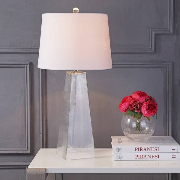 Dylan 28.5" Glass LED Table Lamp, Clear by JONATHAN Y | Bed Bath & Beyond