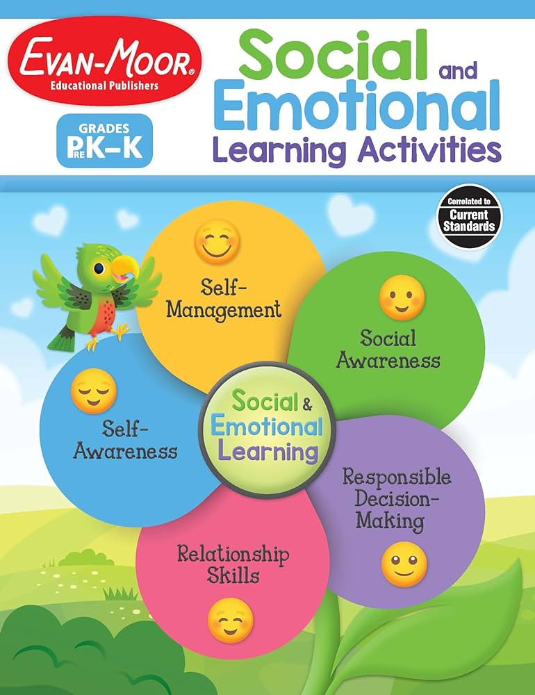 Evan-Moor Social and Emotional Learning Activities, Grades PreK-K (EMC6095) | Amazon (US)