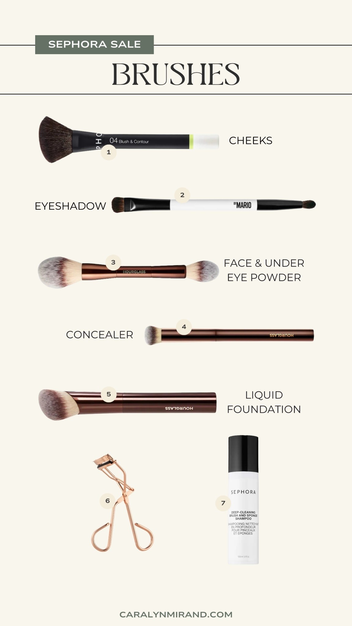 Brushes & brush care for your makeup - on sale during the Sephora sale event with code SAVEMORE. 

#LTKBeauty #LTKSaleAlert #LTKStyleTip