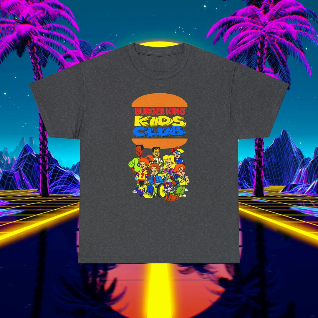Vintage 90s Burger King Kids Club T-shirt Retro Nostalgia Tee Custom Shirt - Etsy | Etsy (US)