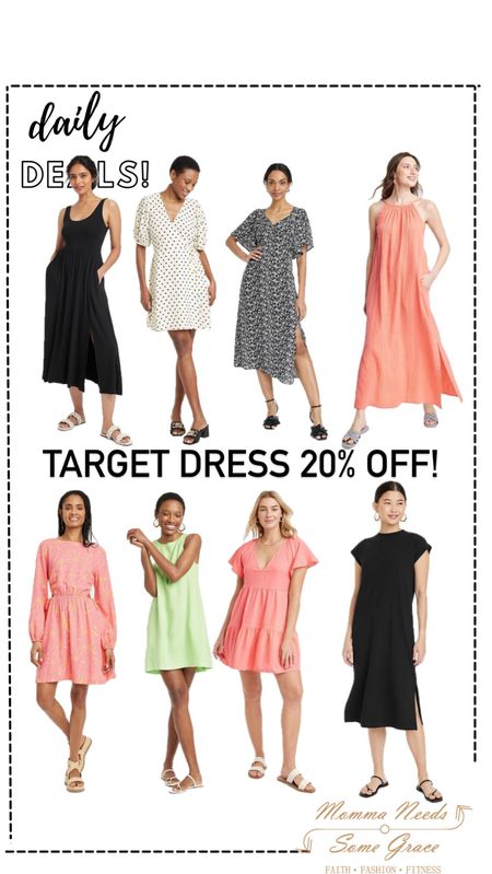 Target dresses 20% off! 

#LTKSeasonal #LTKsalealert #LTKfindsunder100