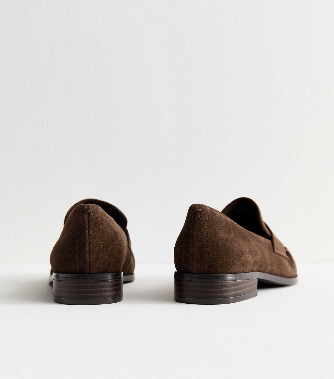Brown Suede Almond Toe Loafers | New Look | New Look (UK)